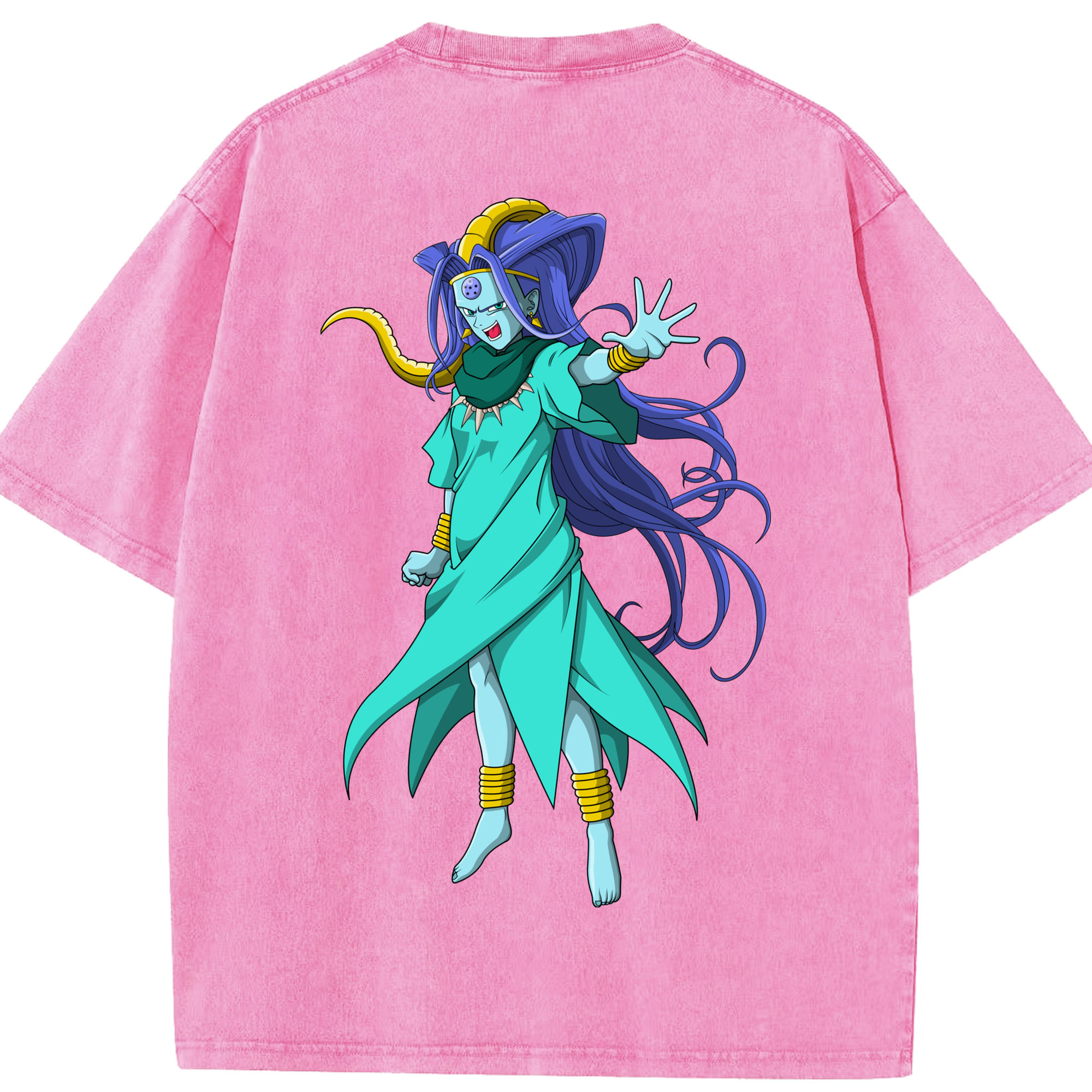 （画像用） ドラゴンボール DRAGON BALL 綿100% ヴィンテージ風 半袖Tシャツ（背面プリント）